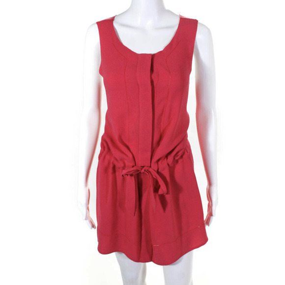 Rag & Bone Sleeveless Mini Casual Dress Pink Red 2 NWOT - Picture 2 of 8